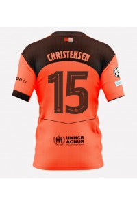 Barcelona Andreas Christensen #15 Jalkapallovaatteet Kolmaspaita 2025-26 Lyhythihainen